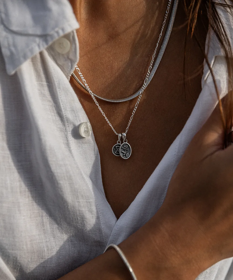 Pendentif artisanal Rose